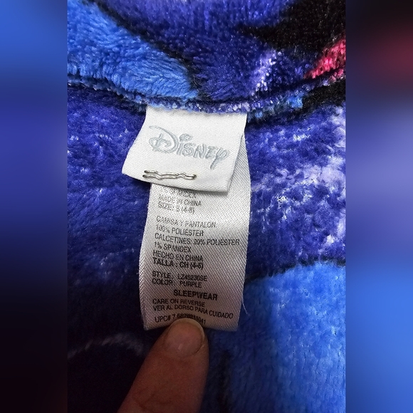 Disney eeyore fleece long sleeve shirt small - Picture 2 of 3